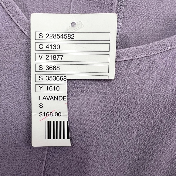 👗NWT🤩 |•ANTHROPOLOGIE•| Left Of Main Lavender Maxi Peasant 50s Style Dress - Picture 6 of 9